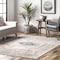Nuloom Chase Faded Vintage Medallion Area Rug 8ft x 10ft RZBD105A-8010 - alternate 1